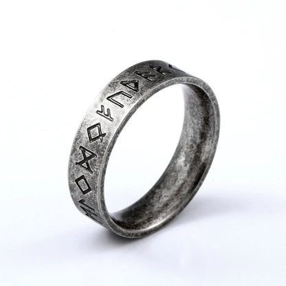 Stainless Steel Odin Norse Viking Amulet
