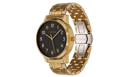 Osse Men's Wristwatch gold black dial