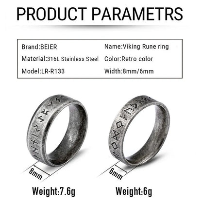Stainless Steel Odin Norse Viking Amulet