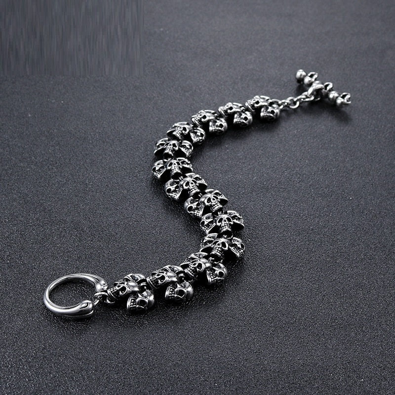 Vintage Gothic Punk Bracelet for Men