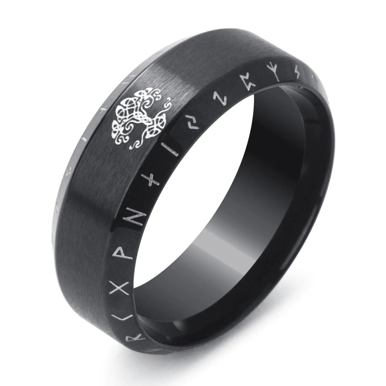 Men Norse Tree of Life Amulet Ring