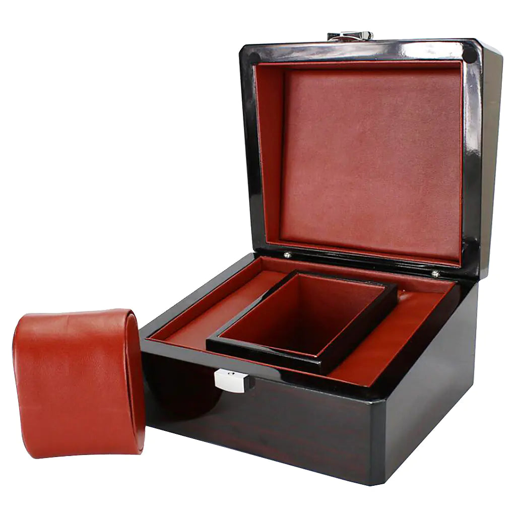 Custom High-Gloss Wooden Jewelry and Watch Box