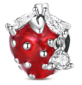 Strawberry Charm Pendant (One Piece)
