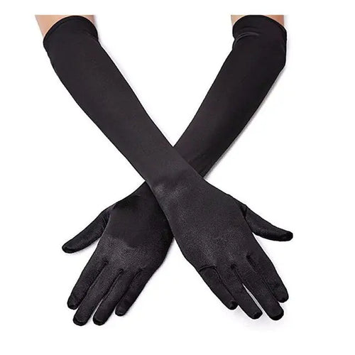 Dark Elegance Leather Gloves