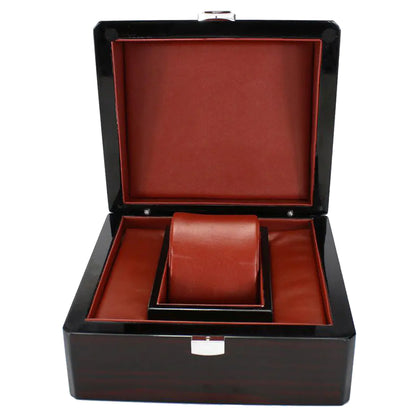 Custom High-Gloss Wooden Jewelry and Watch Box