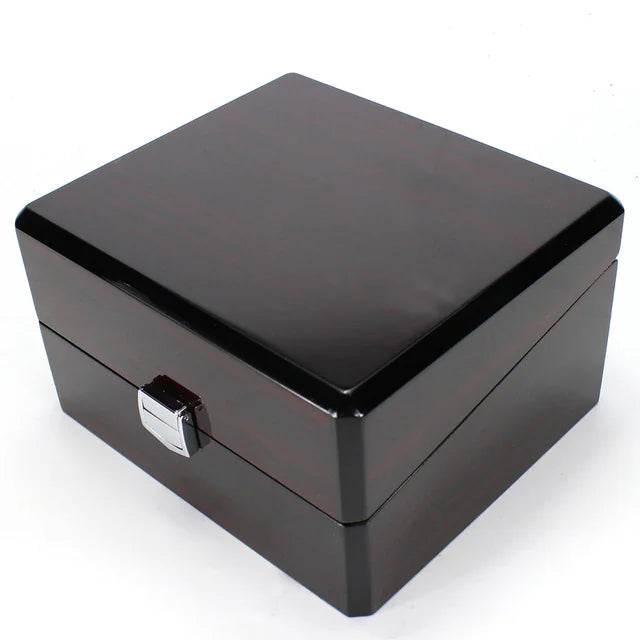 Custom High-Gloss Wooden Jewelry and Watch Box