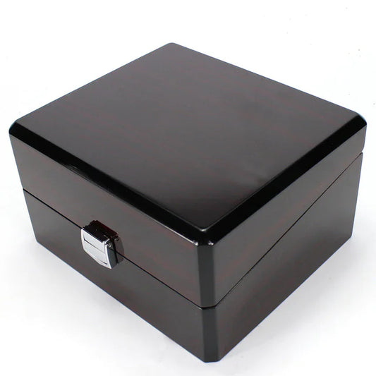 Custom High-Gloss Wooden Jewelry and Watch Box