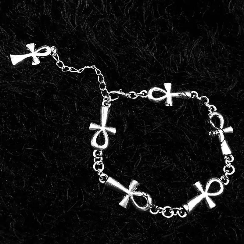 Gothic Vampire Cross Bracelet