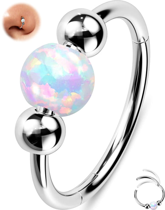 Opal Nose Ring For Women